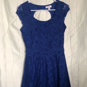 Blue little dress